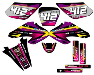 2001-2004 XR 80 SURGE Purple Senge Graphics Kit Compatible with Honda - Picture 1 of 10