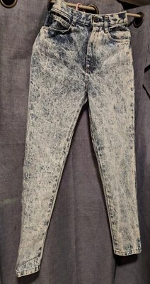 Vaqueros vintage años 80 Gap Farrat lavado ácido cintura alta talla 5 New Wave  Foto 1 de 4