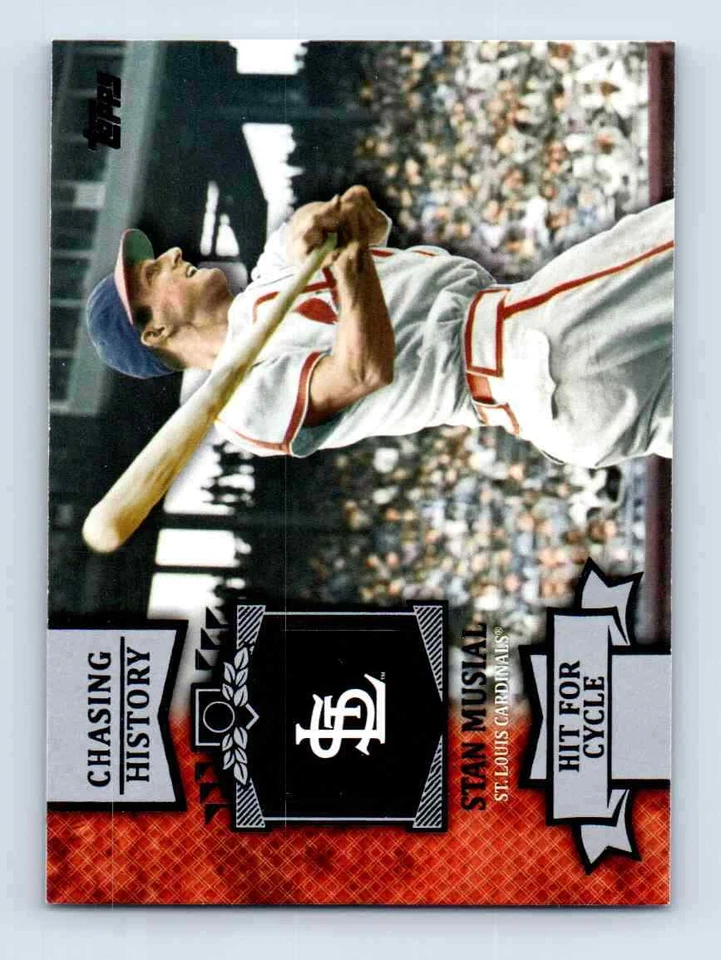 2013 Topps Chasing History Stan Musial St. Louis Cardinals #CH-74 - Image 1 of 2