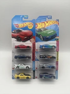 Hot Wheels 95 Mazda RX-7 *LOT OF 8* Various Colors/Versions ZAMAC Rare RED 1/64 - Picture 1 of 11