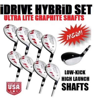 SENIOR LADY WOMENS ALL HYBRIDS 4-Pw + FREE SW LADIES HIGH LAUNCH GRAPHITE SET - Image 1 of 4
