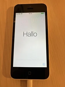 Apple iPhone 5c - 16GB - White (Unlocked) A1507 (GSM), no box or accs or manual - Zdjęcie 1 z 13