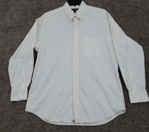NWOT Tommy Hilfiger Dress Shirt Men's Sz 17 34/35 XL White TLC Lifetime Collar - Picture 1 of 12