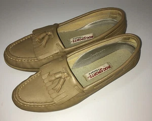 Rocsports By Rockport Womens Kiltie Loafer Flat Shoes Brown Leather Tassel 8.5 M - Picture 1 of 8
