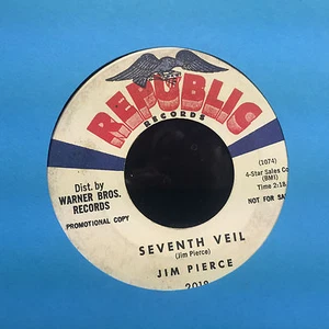 Jim Pierce Cajun Hop Seventh Veil Republic Records Popcorn Rocker Rare  - Bild 1 von 2