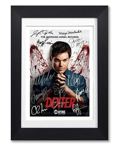 DEXTER CAST SIGNED POSTER PRINT TV SHOW SERIES SEASON PHOTO AUTOGRAPH GIFT - Picture 1 of 1