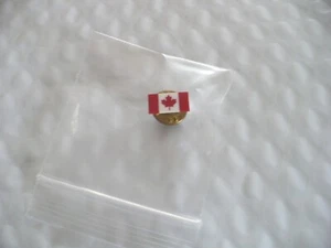 TY-VINTAGE KANADISCHE AHORNBLATT FLAGGE ANSTECKNADEL (1/2" X 1/4") #43160 (SCHÖN!!!! - Bild 1 von 8