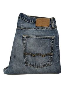 Jeans azules para hombre American Eagle 34x32 (reales 34,5x30) ajustados rectos en excelente estado - Imagen 1 de 10
