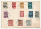 Kärntner Volksabstimmung Briefmarken mit Klagenfurt 10.X.1920 Stempel auf Kuvert