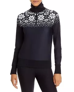 Aqua Damen Quarter Reißverschluss Fair Isle Top B4HP $ 88 - Bild 1 von 6