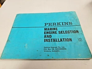 1970s ? PERKINS Marine Engine Selection & Installation Manual - Picture 1 of 1