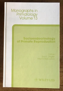 Monographs in Primatology Volume 13 - Primate Reproduction 1990 HB Book Ziegler - Picture 1 of 12