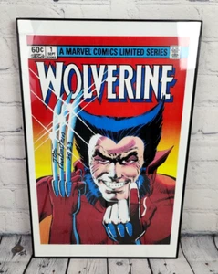 Marvel Wolverine #1 1982 11x17 Art Print by Joe Rubinstein Signed w/ Frame - Picture 1 of 2