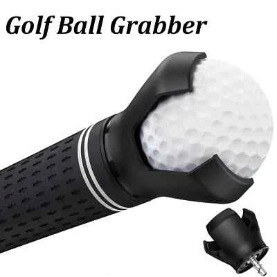 Morsetto raccoglitore palline da golf per putter pick up strumento installazione rapida nero 1 pz - Immagine 1 di 4
