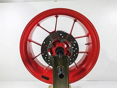 2008 Aprilia RSVR 1000 Factory Straight 17x6 Rear Wheel Rim AP8128206 - Image 1 of 4