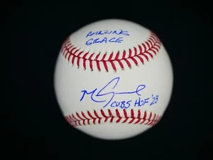 MARK GRACE SIGNED OFFICIAL OMLB BASEBALL W/ "AMAZING GRACE CUBS HOF 23" BAS COA - Picture 1 of 2