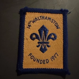 UK Patch 14. Walthamstow Patches gegründet 1917 UK Scouting - Bild 1 von 3