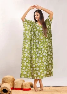 Maxi women kaftan dress plus size clothes for women, summer women clothes - Imagen 1 de 8