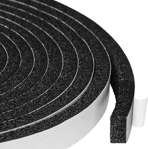Yotache Open Cell Self-Adhesive Foam Seal Tape 1/2 X 1/4 Inch, Weather Stripping - Picture 1 of 12