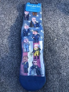 Calze Buona Fortuna Past Presidents of the United States Unisex Crew Tg 8-13 - Foto 1 di 4