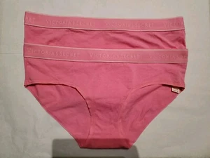 Lot Of 2 Victorias Secret One Set Of Pink Womens Underwear Size Medium 2 Panties - Picture 1 of 5