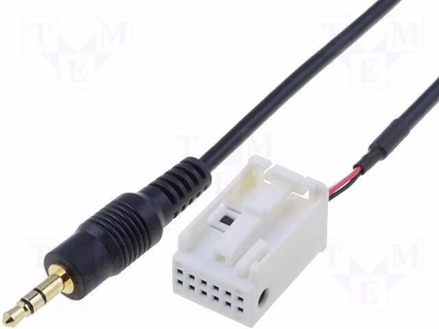 Cabo de entrada Mercedes Benz ML, R, GL, G AUX 2005-2008 bas aux branco - Imagem 1 de 1