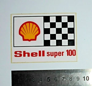 STICKER VINTAGE AUTOCOLLANT AUFKLEBER TUNING SHELL SUPER 80's - Picture 1 of 1