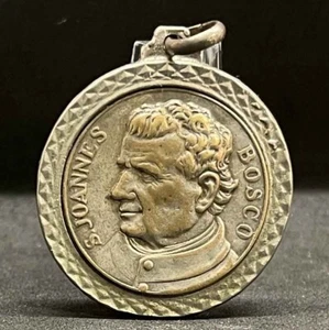 Italia 1940' antica medaglia cattolica San Giovanni Bosco e Maria Ausiliatrice - Foto 1 di 10