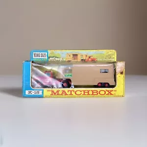 Matchbox King Size Articulated Horse Van New In The Box K-18 Lesney England NOS - Picture 1 of 10