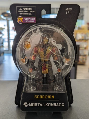 Mezco Mortal Kombat X Scorpion PX Previews Exclusive 2015 Bloody Variant A Cover
