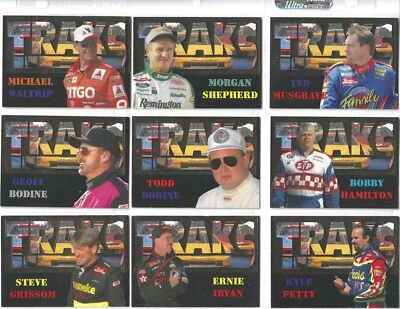 1996 Traks Review/Preview TRIPLE CHASE GOLD #TC5 Michael Waltrip-#/3600-1 CARD! - Image 1 of 3