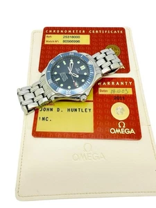 Omega Seamaster 300m Diver’s Automatik Datum Blau 41mm Box & Papiere 2531.80.00. - Bild 1 von 17