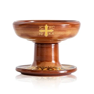 Brown christian censer,orthodox handmade ecclesiastical piece for livani - Picture 1 of 12