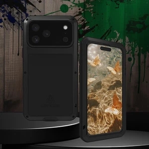 Military Grade Protection For iPhone 17 Pro Max Case with Tempered Glass Screen - Picture 1 of 13