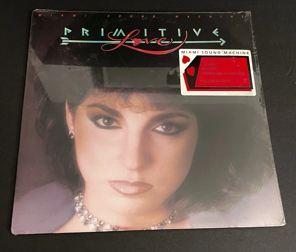 New Sealed Gloria Estefan Miami Sound Machine Primitive Love LP Vinyl FE 40131 - Image 1 of 4