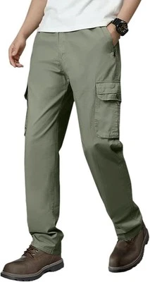 Adorlina Flex Cargo Pants for Men,FlexRover - Comfort Flex Fit Multi-Pocket Pant - Image 1 of 4