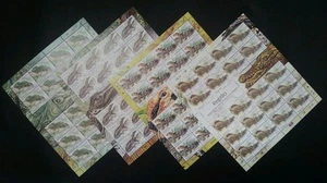 *SPEDIZIONE GRATUITA Malaysia Reptiles 2005 Crocodile Chameleon Lizard (fogli... - Foto 1 di 6