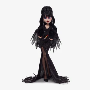 In-Hand Monster High Mattel | Elvira Mistress of the Dark (Skullector Puppe) NEU - Bild 1 von 9