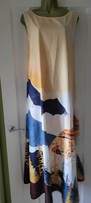 Womens Boho Beach Maxi Dresses Casual Holiday Long Dress SIZE 2XL (20) - Image 1 of 4