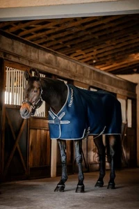 Abschwitzdecke RAMBO Airmax Cooler Horseware navy/thunderstorm grey/silver - Bild 1 von 8