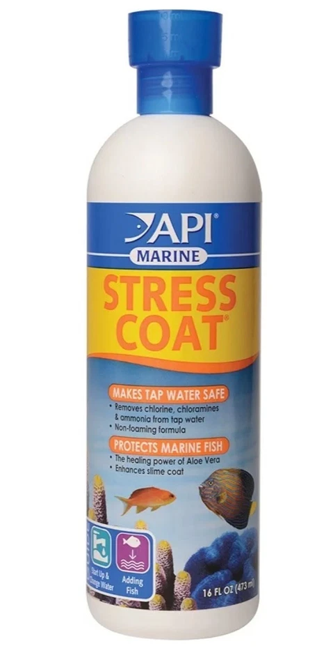 API STRESS COAT Acondicionador de agua para acuario botella de 16 onzas Foto 1 de 1