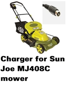 🔥Adaptador de corriente Cargador de batería para cortacésped SUN JOE Mj408C solamente (no para Mj401c) - Imagen 1 de 5
