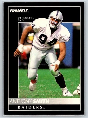 1992 Pinnacle #313 Anthony Smith Los Angeles Raiders - Image 1 of 2