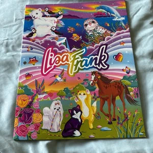 Vintage Lisa Frank 2 pocket folder Fantastic World of Lisa Frank - Picture 1 of 21