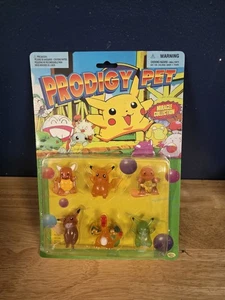 VINTAGE 90er POKEMON PIKACHU PRODIGYTRANSPARENT TRANSLUCENT FIGUR SET NEU Rare - Bild 1 von 5