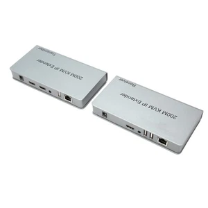 200m KVM IP Extender RJ45 HD Multimedia Interface KVM Over IP Extender With W FY - Afbeelding 1 van 36