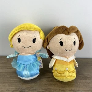 Peluche Hallmark Itty Bittys Principesse Disney Belle La Bella e la Bestia Cenerentola - Foto 1 di 9