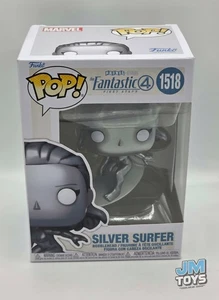 Damaged Box SILVER SURFER The Fantastic Four First Steps Funko Pop Marvel #1518 - Picture 1 of 10