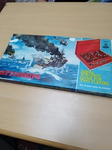 VINTAGE 70'S NUBEF BATTLESHIPS SMALL BOARDGAME - Picture 1 of 8