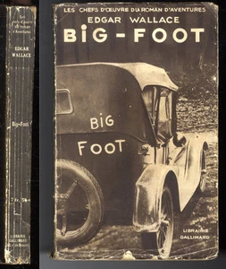 CHEFS D'OEUVRE DU ROMAN D'AVENTURES EDGAR WALLACE BIG-FOOT - Foto 1 di 1